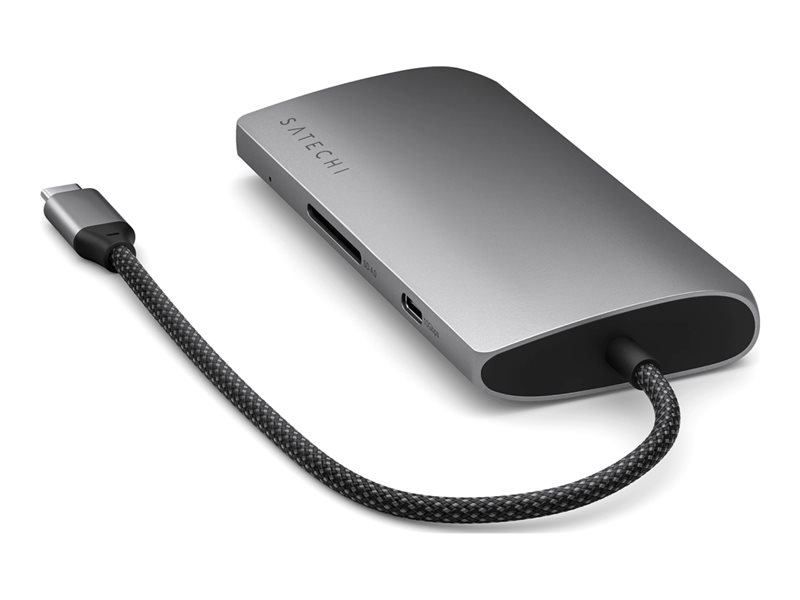 Satechi - docking station - USB-C / USB4 / Thunderbolt 3 / Thunderbolt 4 - HDMI, USB-C, USB4, Thunderbolt 4 - 1GbE