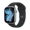 Apple Watch Series 11 (GPS) - space gray aluminum - smart watch with sport band - black - 64 GB