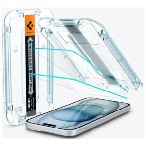 Spigen GLAS.tR EZ Fit - screen protector for cellular phone - sensor protected