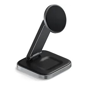 Satechi wireless charging stand - 2-in-1, foldable, Qi2 - 15 Watt