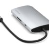Satechi - docking station - USB-C / USB4 / Thunderbolt 3 / Thunderbolt 4 - HDMI, USB-C, USB4, Thunderbolt 4 - 1GbE