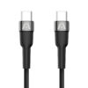 ArgomTech USB-C to USB-C 100W Nylon Cable 10ft Black