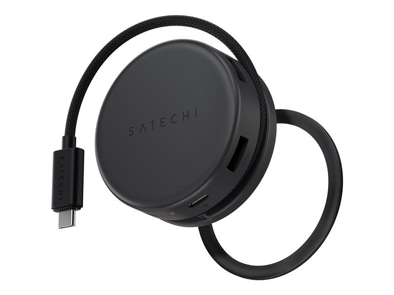 Satechi OntheGo Multiport Adapter - docking station - USB-C / USB 3.2 Gen 2 x 2 - HDMI - 1GbE