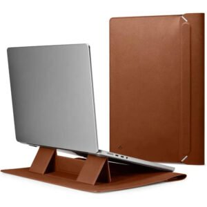 Spigen Valentinus S Leather Sleeve & Stand 14" Blk