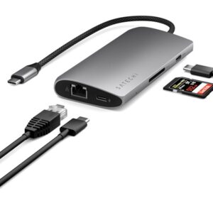Satechi - docking station - USB-C / USB4 / Thunderbolt 3 / Thunderbolt 4 - HDMI, USB-C, USB4, Thunderbolt 4 - 1GbE