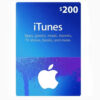 Apple Itunes $200 Digital Code