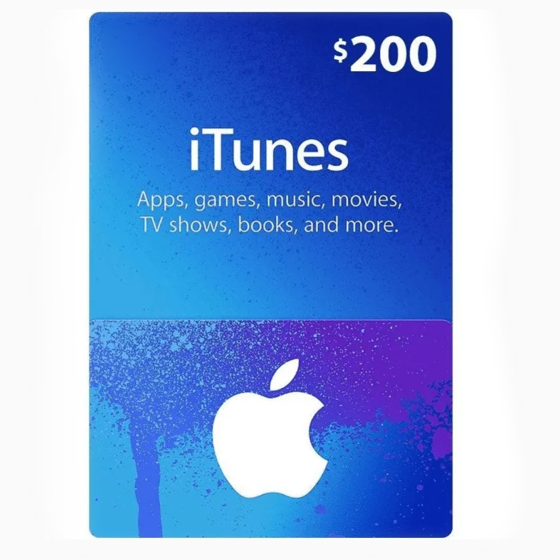Apple Itunes $200 Digital Code